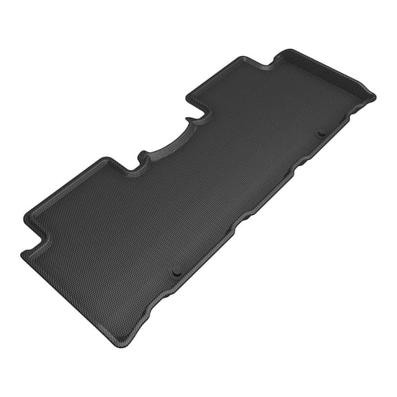 3D MAXpider Custom Fit Kagu Floor Mat (Black) Compatible with Hyundai IONIQ 5 (w/Fixed Center Console) 2022-2024 - Second Row