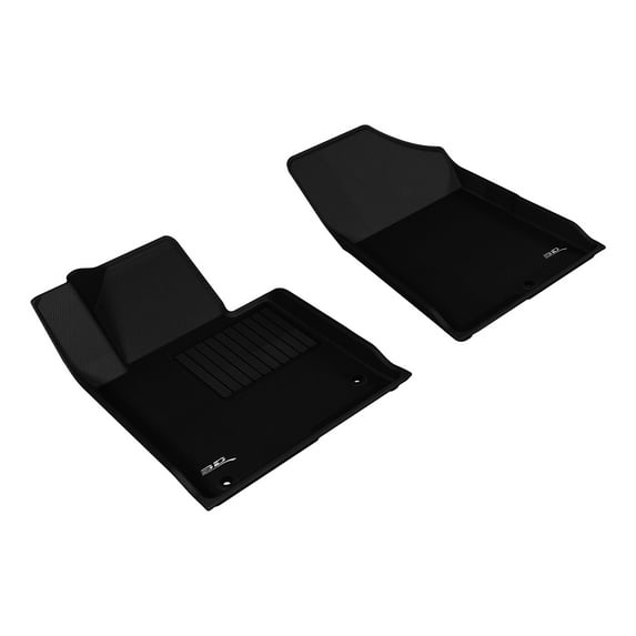 3D MAXpider Custom Fit Kagu Floor Mat (Black) Compatible with Hyundai Sonata 2015-2019 / Sonata Hybrid 2016-2019 / Kia Optima 2016-2020 - R1