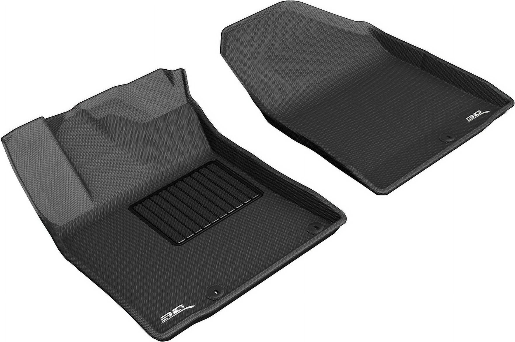 3D MAXpider Custom Fit Kagu Floor Mat (Black) Compatible with Hyundai Kona Electric 2019-2023 R1