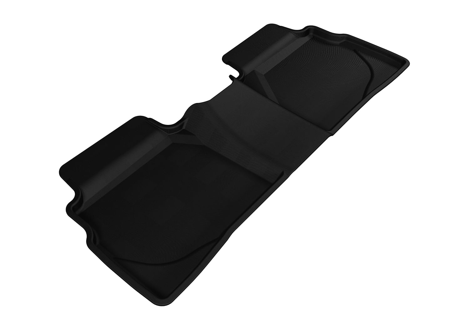 3D MAXpider KAGU Floor Mat (BLACK) compatible with HYUNDAI SONATA/2015 SONATA HYBRID 2011-2015 - Second Row