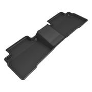 3D MAXpider Custom Fit Kagu Floor Mat Black Compatible with Hyundai Tucson Hybrid 2022-2025 - Second Row