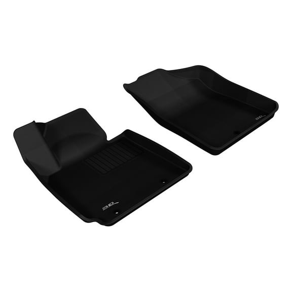 3D MAXpider Custom Fit Kagu Floor Mat (Black) Compatible with Hyundai Veloster 2012-2017 - R1