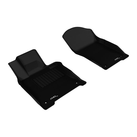 3D MAXpider Custom Fit Kagu All-Weather Floor Mat (Black) Compatible with Infiniti Q50 2014-2017 - R1