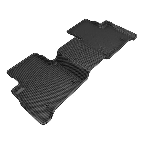 3D MAXpider Custom Fit Kagu Floor Mat (Black) Compatible for Jeep Grand Cherokee 2022-2023-Second Row