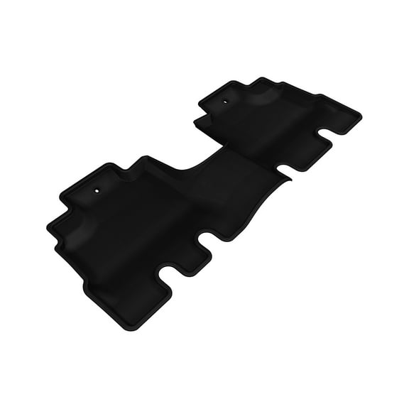 3D MAXpider 2014-2018 Jeep Wrangler JK Unlimited Kagu 2nd Row Floormats - Black (L1JP01121509)