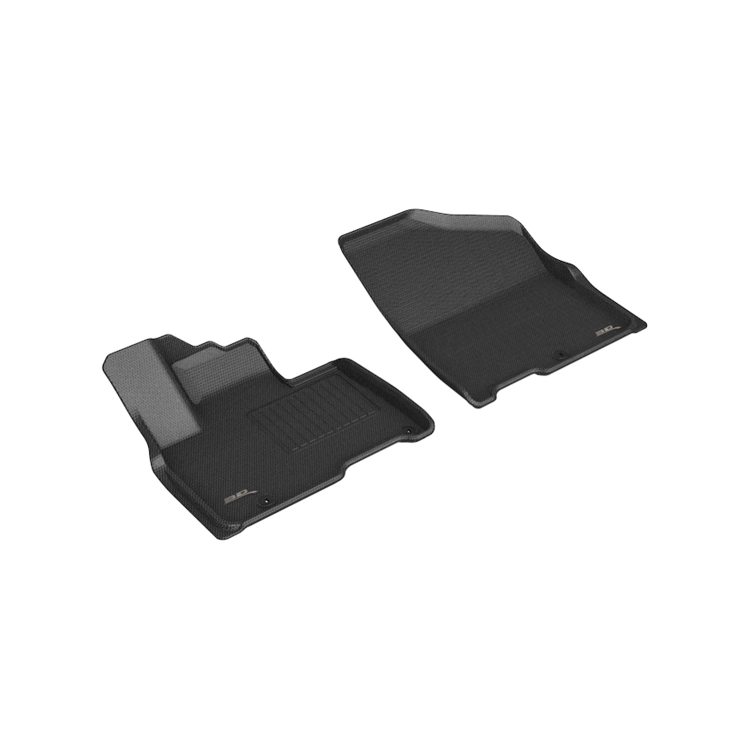 3D MAXpider KAGU Floor Mat (BLACK) compatible with KIA CARNIVAL 2022-2024 - Front Row