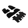 thumbnail image 1 of 3D MAXpider Custom Fit Kagu Floor Mat (Black) Compatible with Kia Sorento 7-Seat 2016-2020 - Full Set, 1 of 5