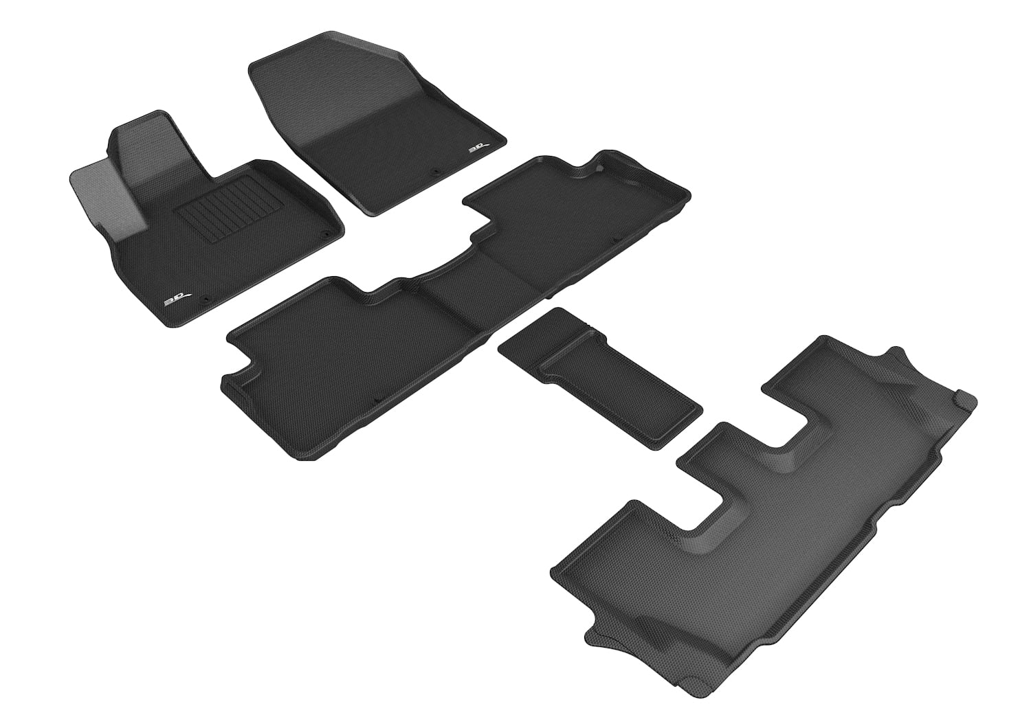 3D MAXpider Custom Fit Kagu Floor Mat (Black) Compatible with Kia ...
