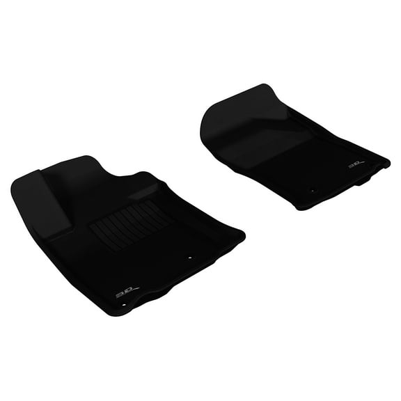3D MAXpider Custom Fit Kagu Floor Mat (Black) for 2010-2013 Lexus GX460-1ST Row