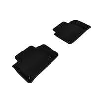 3D MAXpider Custom Fit Kagu Floor Mat (Black) for 2007-2012 Lexus LS460-2ND Row