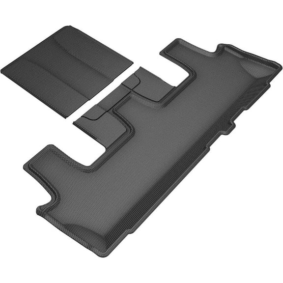 3D MAXpider Custom Fit Kagu Floor Mat (Black) Compatible with Lincoln Navigator/Ford Expedition 2018-2024 - R3