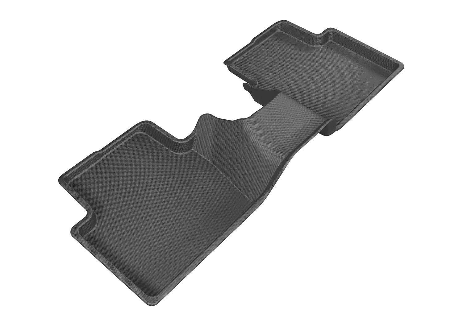 3D MAXpider 2016-2019 Mazda CX-3 Kagu 2nd Row Floormats - Black main image 0