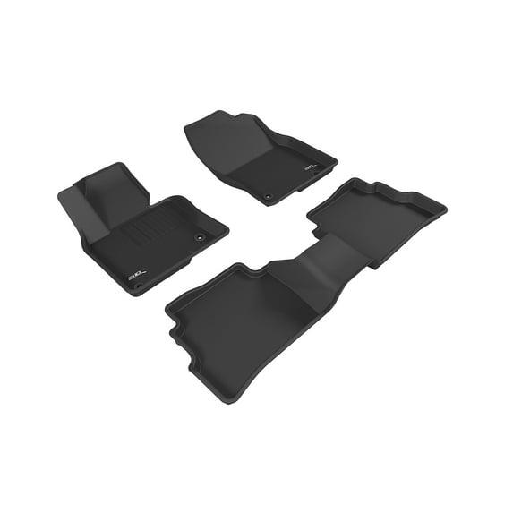 3D MAXpider Custom Fit Kagu Floor Mat (Black) Compatible with Mazda CX-5 2017-2025 - R1 R2