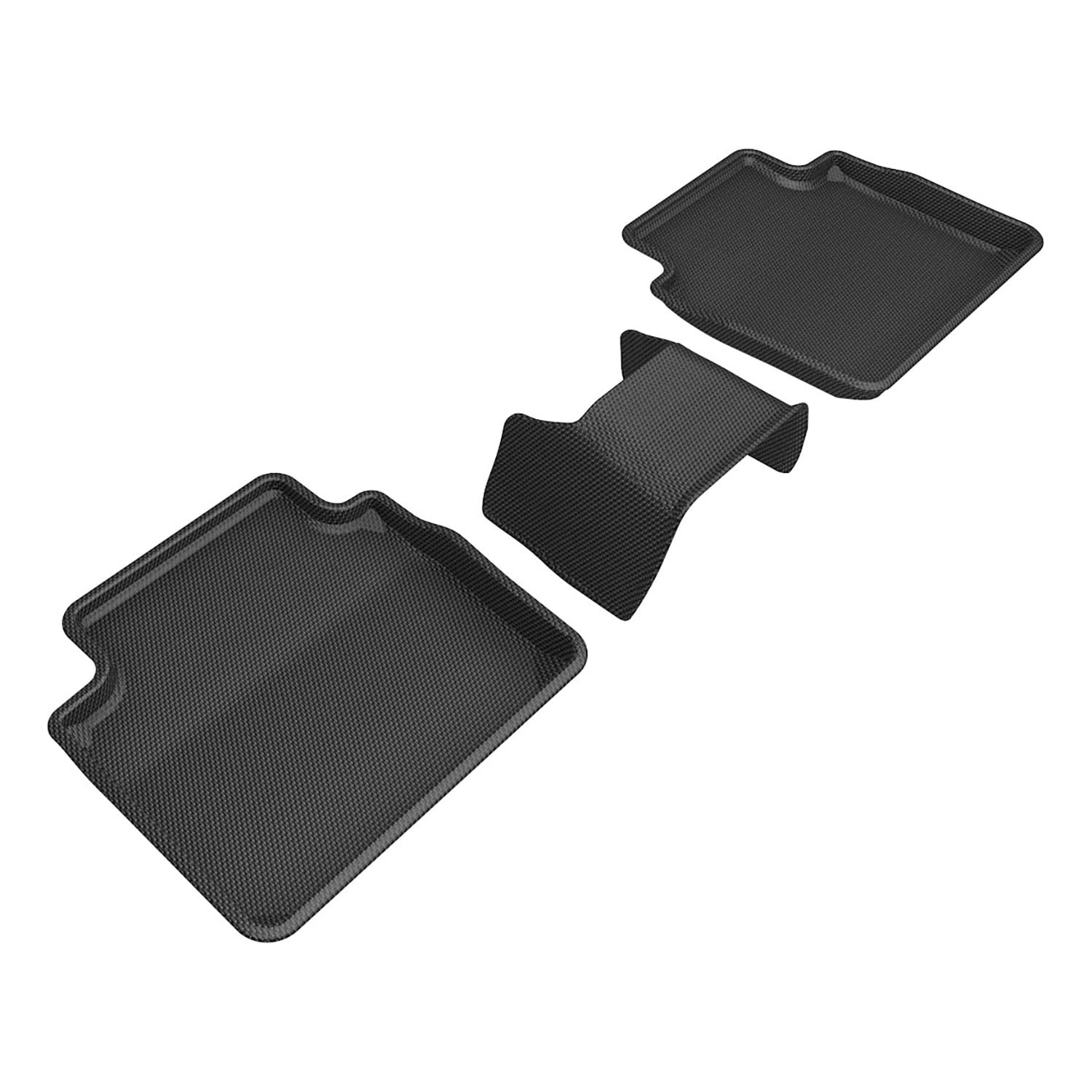 3D MAXpider 2007-2015 Mazda CX-9 Kagu 3rd Row Floormats - Black main image 0