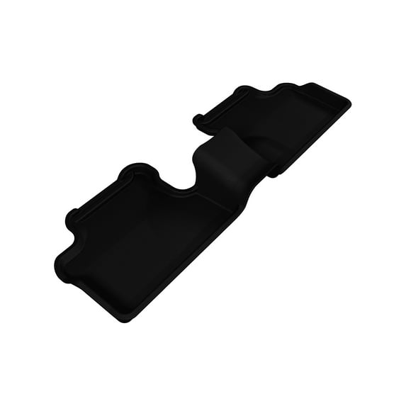 3D MAXpider L1MZ01321509 Second Row Custom Fit All-Weather Floor Mat for Select Mazda3 Models - Kagu Rubber (Black)