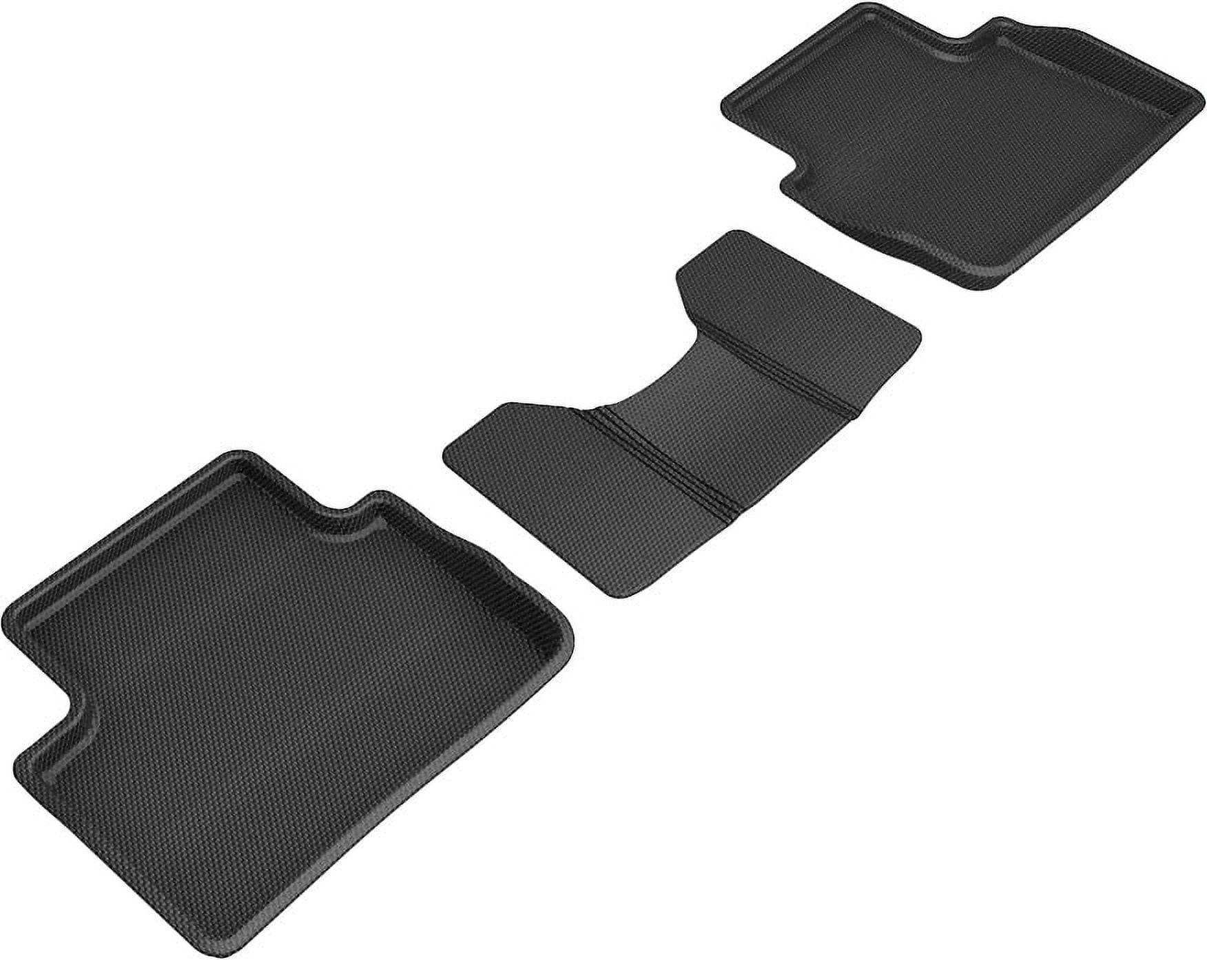 3D MAXpider KAGU Floor Mat (BLACK) compatible with MAZDA MAZDA3/CX-30 2019-2024 - Second Row