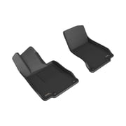 3D MAXpider Custom Fit Kagu Floor Mat Black Compatible with Mercedes-Benz C-Class Sedan W206 2022-2025 - Front Row