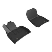 3D MAXpider Custom Fit Kagu Floor Mat Black Compatible with Mercedes-Benz Eqe Suv X294 / Eqs Suv X296 2023-2025 - Front Row