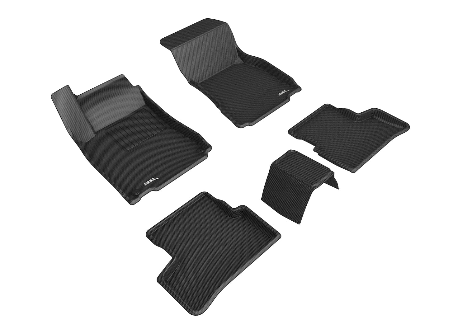 3D MAXpider Custom Fit Kagu Floor Mat (Black) Compatible with Mercedes ...