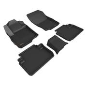 3D MAXpider Custom Fit Kagu Floor Mat Black Compatible for Mitsubishi Eclipse Cross 2018-2023-Full Set