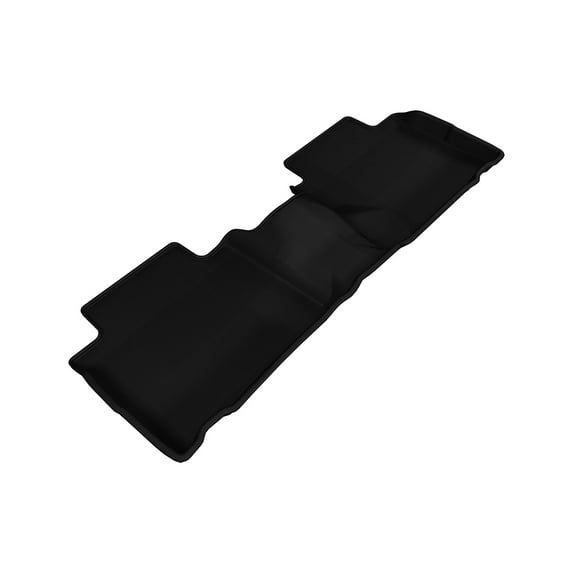 3D MAXpider Custom Fit Kagu Floor Mat (Black) Compatible with Nissan Rogue 2014-2020 - Second Row