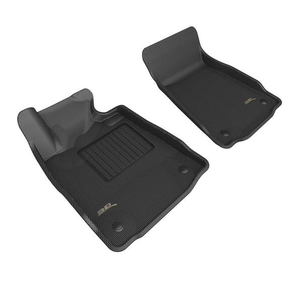 3D MAXpider Custom Fit Kagu Floor Mat (Black) Compatible with Nissan Z 2023-2024 - Front Row