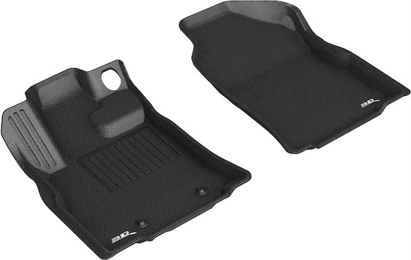 3D MAXpider KAGU Floor Mat (BLACK) compatible with SUBARU ASCENT 2019-2024 - Front Row