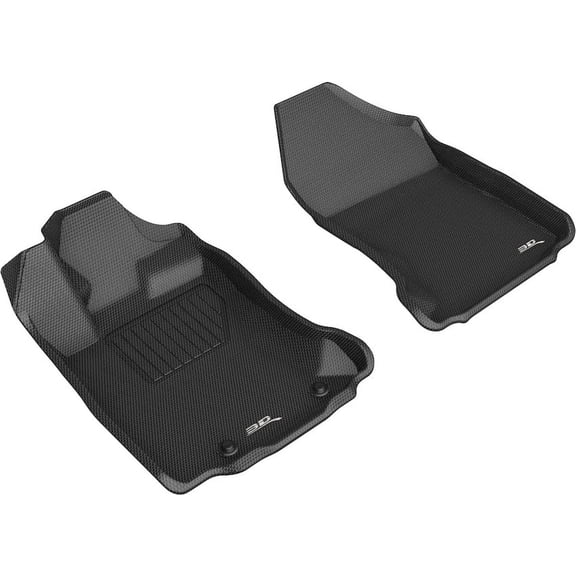 3D MAXpider Custom Fit Kagu Floor Mat (Black) Compatible with Subaru Legacy/Outback 2020-2025 - Front Row