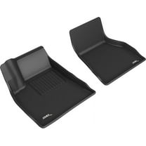 3D MAXpider Custom Fit Kagu Floor Mat (Black) Compatible with Tesla Model S 2015-2021 - Front Row