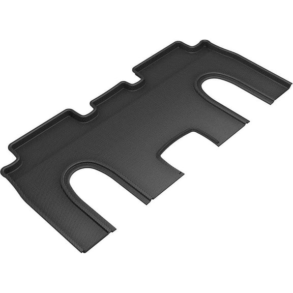 3D MAXpider Custom Fit Kagu Floor Mat (Black) Compatible with Tesla Model X 6-Seats w/Console 2016-2018 - R1
