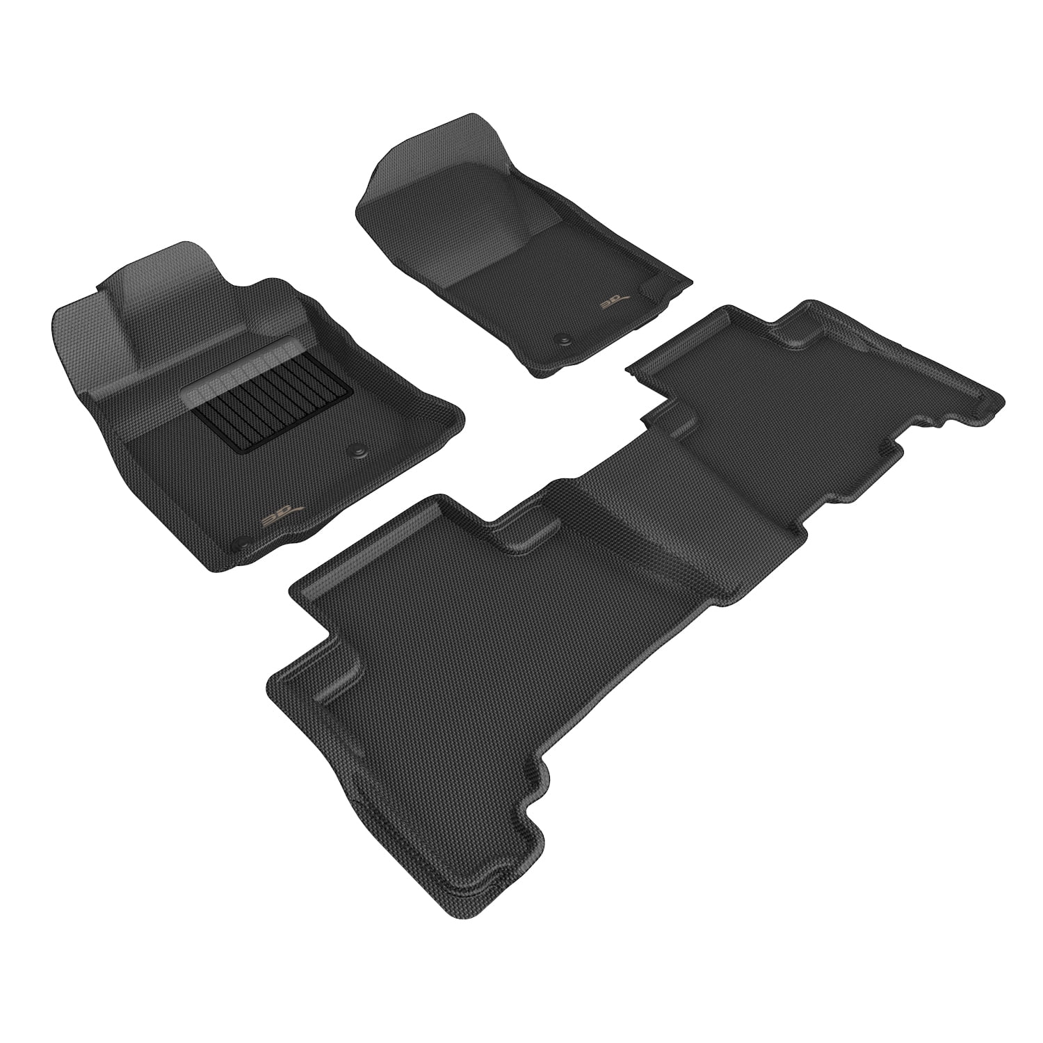 3D MAXpider Custom Fit Kagu Floor Mat (Black) Compatible with Toyota 4 ...