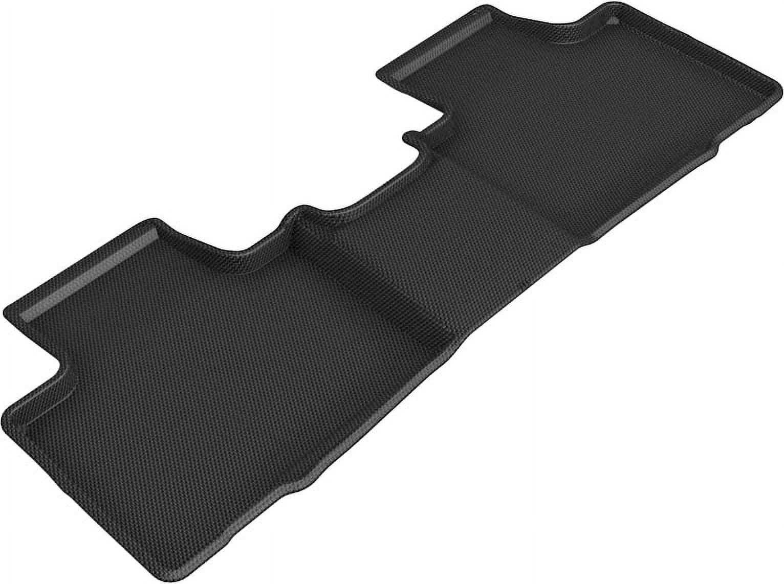 3D MAXpider Custom Fit Kagu Floor Mat (Black) for 2020-2022 Toyota Highlander - 2ND Row