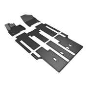 3D MAXpider KAGU Floor Mat Black compatible with KIA CARNIVAL HYBRID 8-SEAT 2025-2026 - Full Set