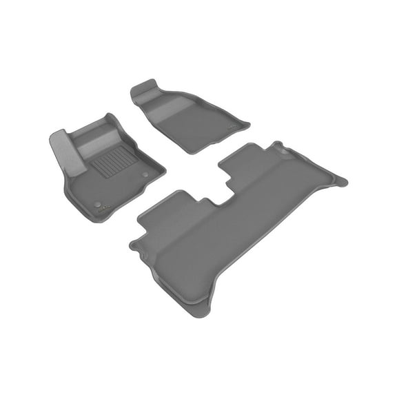 3D MAXpider Custom Fit Kagu Floor Mats (Gray) Compatible with Chevrolet Bolt Euv 2022-2023 - Full Set