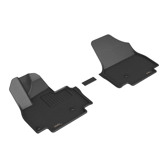 3D MAXpider Kagu Floor Mat (Black) Compatible with KIA EV9 6 & 7 SEAT 2024-2025 - Front Row