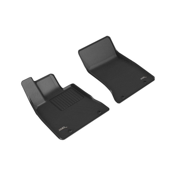 3D MAXpider Kagu Floor Mat (Black) Compatible with Genesis G80 2021-2025 - Front Row
