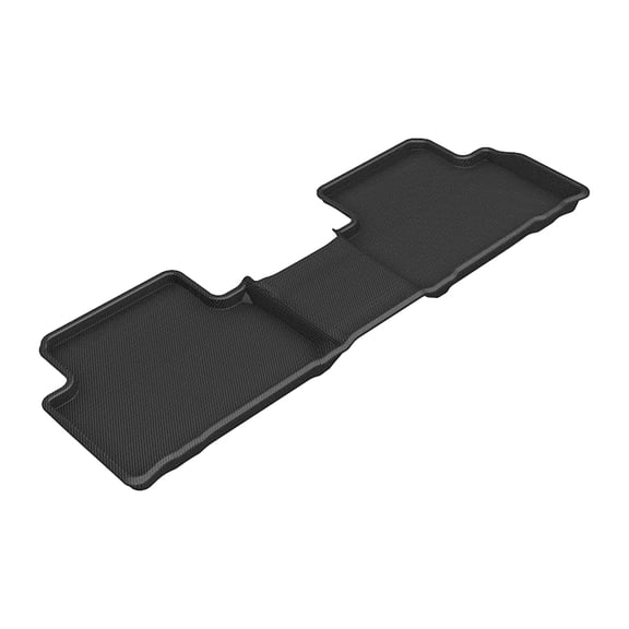 3D MAXpider Kagu Floor Mat (Black) Compatible with Hyundai Santa FE Gas 2024-2025 - Second Row