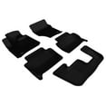 thumbnail image 1 of 3D MAXpider - L1AD02601509 All-Weather Floor Mats for Audi Q7 (2nd Row Bench Seat) 2007-2015 Custom Fit Car Floor Liners, Kagu Series (1st, 2nd & 3rd Row, Black), 1 of 5