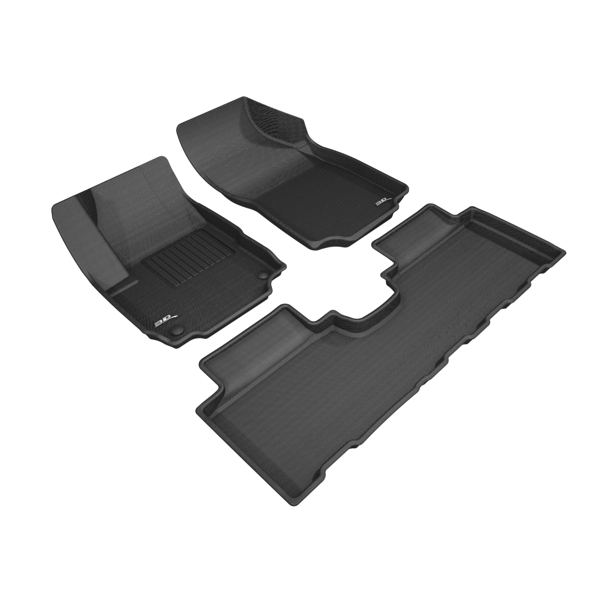 3D MAXpider L1GM02301509 Kagu First & Second Row Floor Mats for 2018
