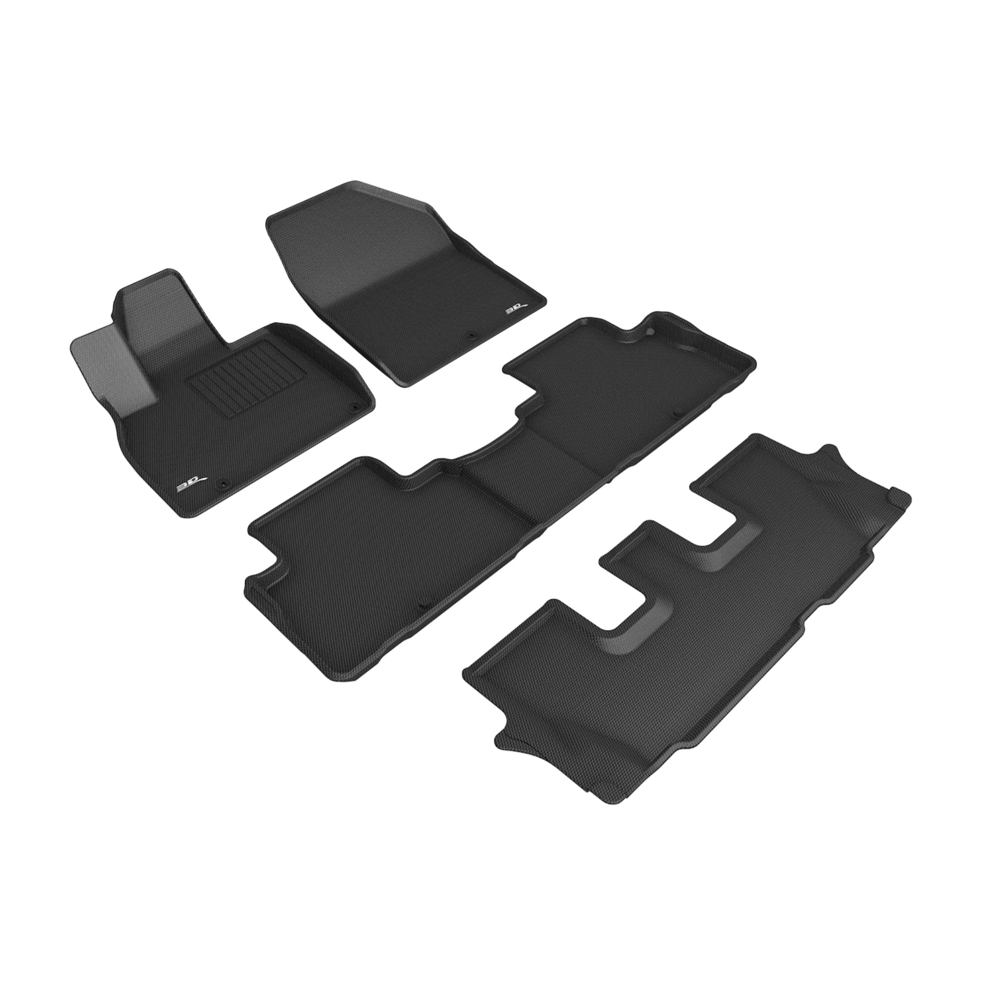 3D MAXpider L1KA05201509 Floor Mats for 2020 Kia Telluride 8Seats Kagu