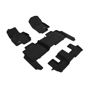 3D MAXpider All-Weather Carpeted Floor Mats Custom Fit for 2020-2021 Mercedes-Benz GLS-Class Car Floor Liners Elegant Series (1ST 2ND 3RD Row)