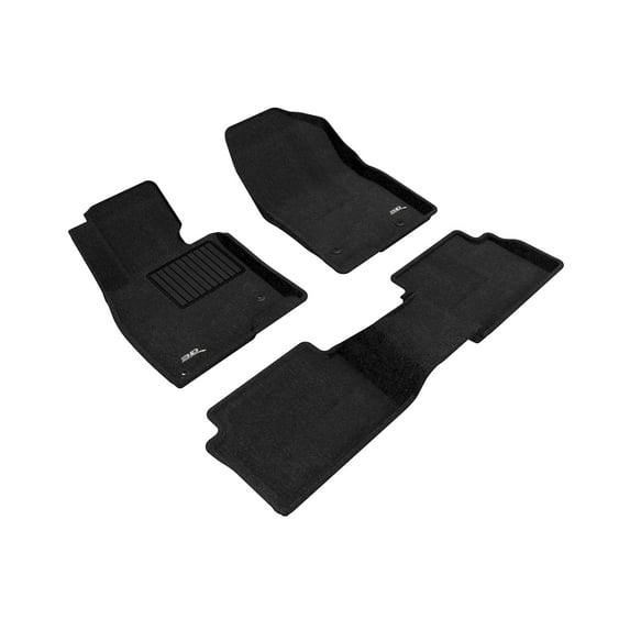 3D MAXpider All-Weather Carpeted Floor Mats Custom Fit for 2014-2018 Mazda MAZDA3 Car Floor Liners Elegant Series (1ST & 2ND Row)