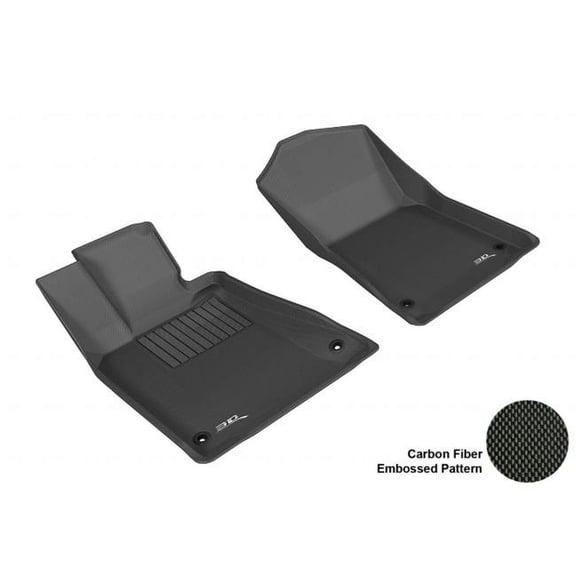 3D MAXpider LEXUS GS350 2013-2014 KAGU BLACK R1 (RWD ONLY) Floor Mat