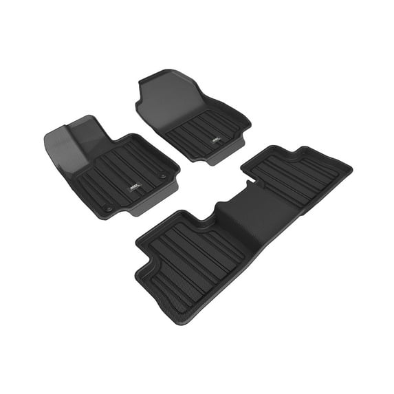 3D MAXpider Liners E1TY25401809, Odorless, Front Floor Mats, Fits Toyota Rav4 - Black 2 Pieces
