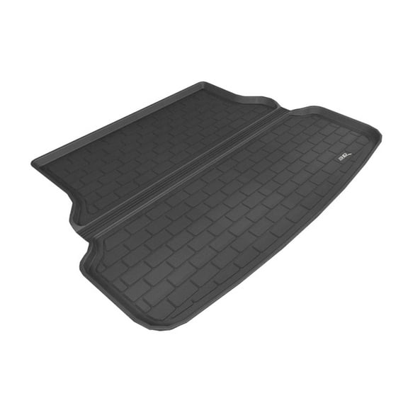 3D MAXpider Cargo Custom Fit All-Weather Floor Mat for Select Kia Rio Models - Kagu Rubber (Black)