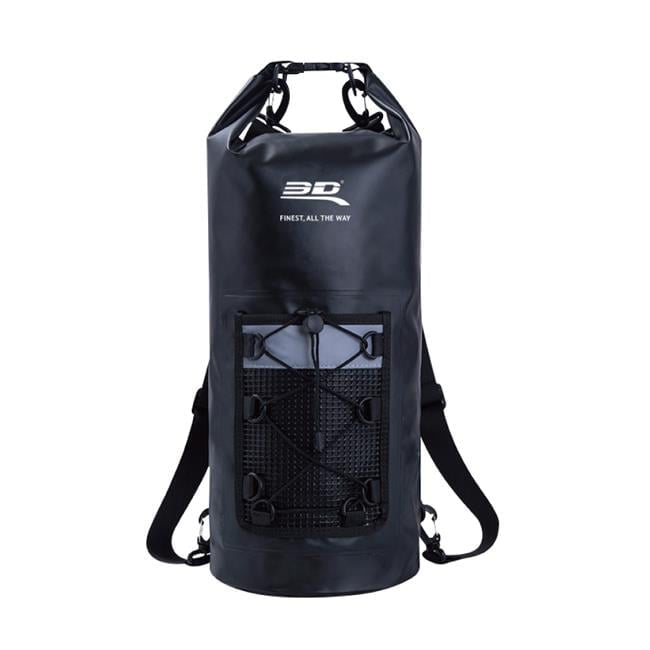 3D MAXpider  Roll-Top Dry Bag Backpack - Black