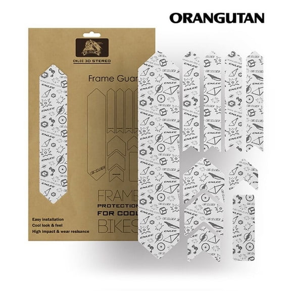 3D MTB Mountain Bike Scratch-Resistant Protect Frame Protector Removeable Sticker Road Bicycle Paster Guard Cover