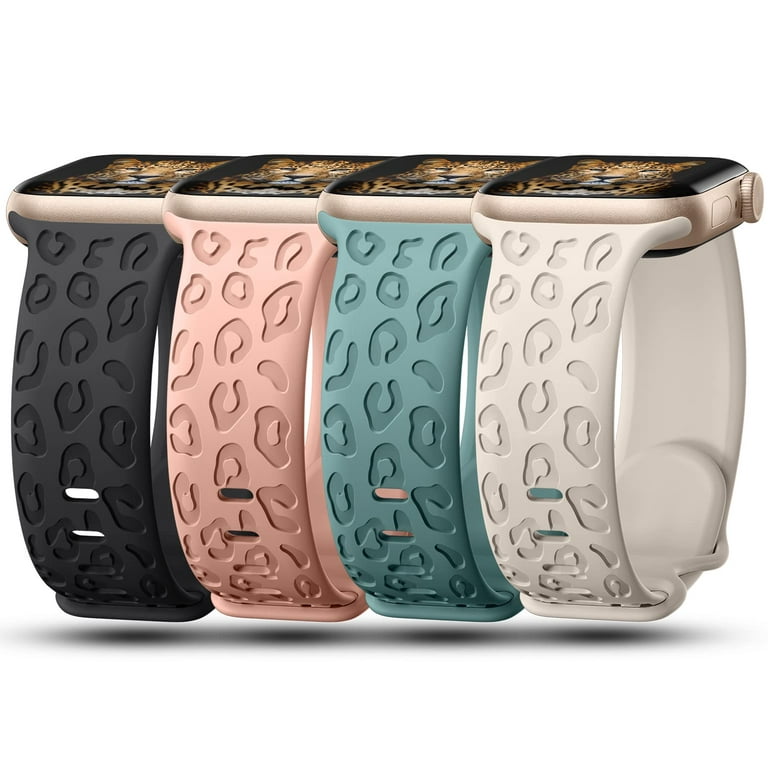 3D Magic Pack Leopard Band for Apple Watch 38mm-49mm, Waterproof