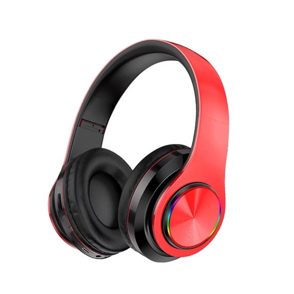 3D Magic B39 RGB Luminous Wireless Gaming Headset Stereo Headphone Bluetooth 5.0 Foldablet Earphone Headphone Mic (3.5mm Plug) For PC Laptop Smartphone