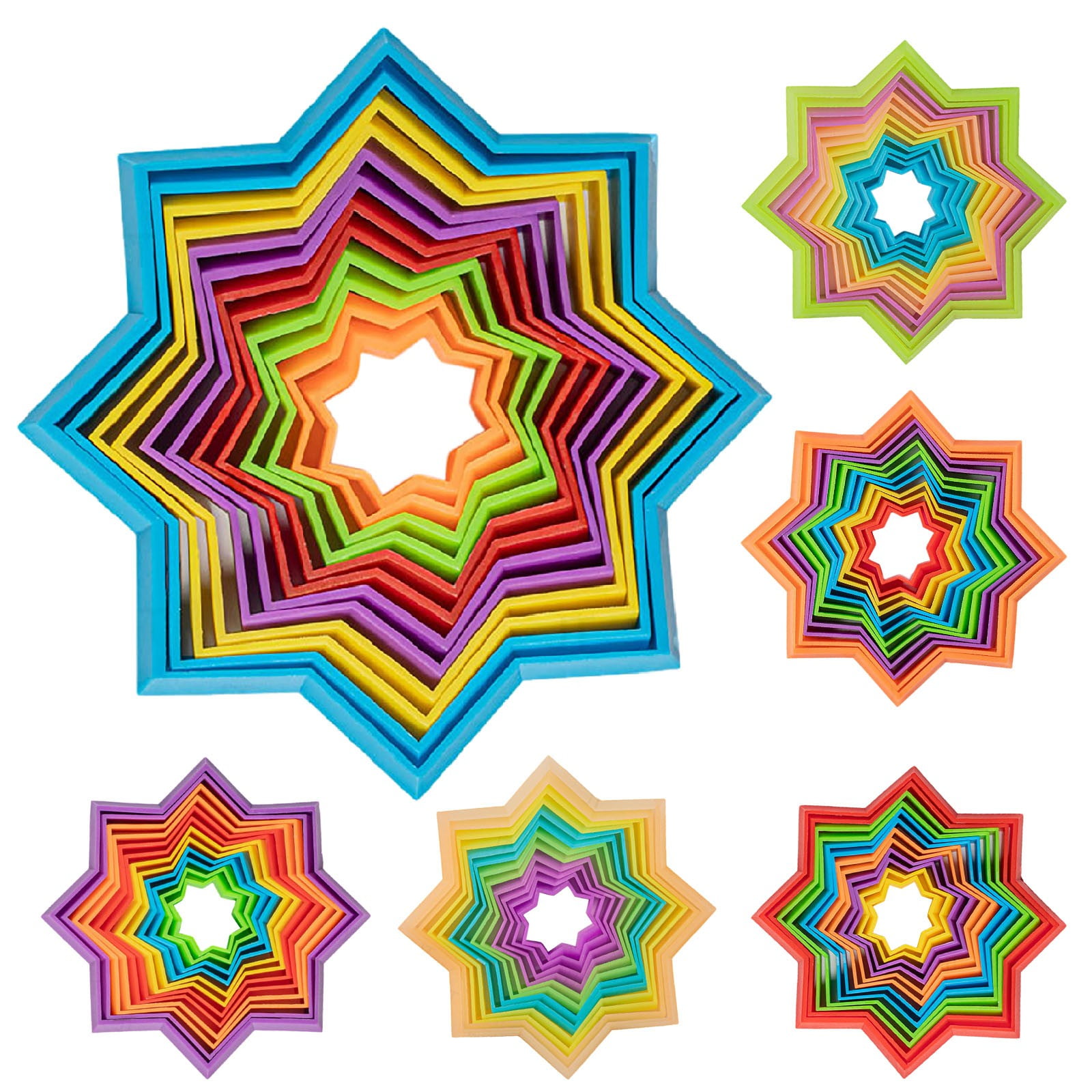 3D Magic Star Toys Transforming Puzzle Hand Eye Coordination